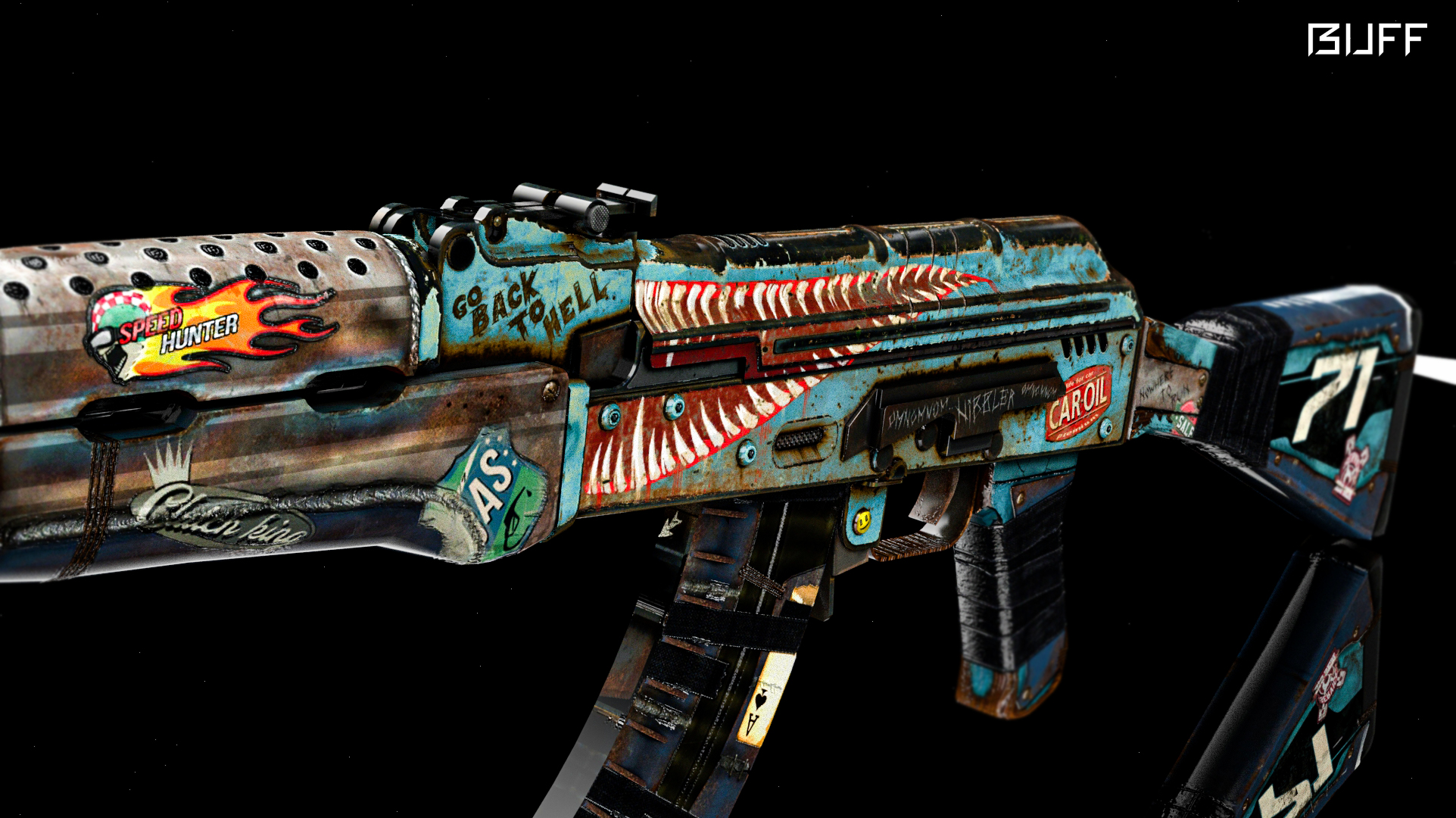 csgo皮肤鉴赏ak47复古浪潮