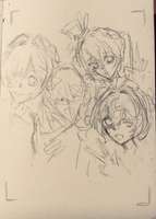 miku的联动曲好听到让我搓了一张草图
