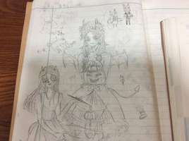 玩具商是我自己脑的。在学校突然很想画，但
