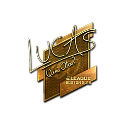 印花 | LUCAS1（金色）| 2018年波士顿锦标赛