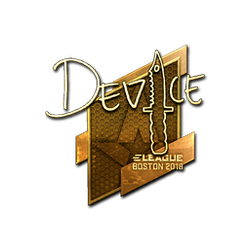 印花 | device（金色）| 2018年波士顿锦标赛