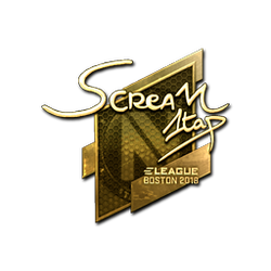 印花 | ScreaM（金色）| 2018年波士顿锦标赛