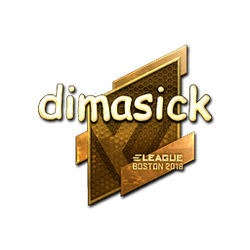 印花 | dimasick（金色）| 2018年波士顿锦标赛
