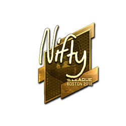 印花 | Nifty（金色）| 2018年波士顿锦标赛
