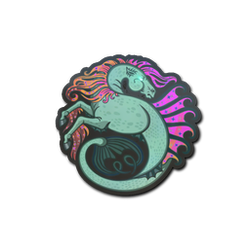 印花 | 海马（全息）