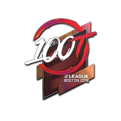 印花 | 100 Thieves（全息）| 2018年波士顿锦标赛
