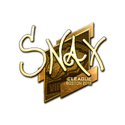 印花 | Snax（金色）| 2018年波士顿锦标赛