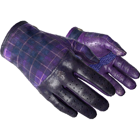 驾驶手套（★） | 蓝紫格子 