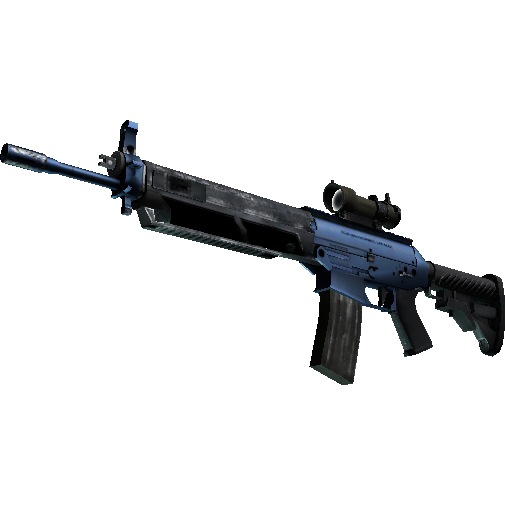 SG 553（纪念品） | 深蓝电镀处理 