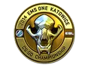 Gold ESL Skull (Foil) | Katowice 2014