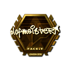 印花 | olofmeister（金色）| 2018年伦敦锦标赛