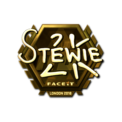 印花 | Stewie2K（金色）| 2018年伦敦锦标赛
