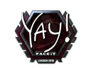 yay (Foil) | London 2018