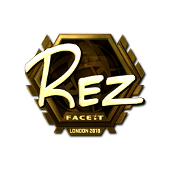 印花 | REZ（金色）| 2018年伦敦锦标赛