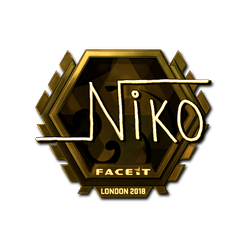 印花 | niko（金色）| 2018年伦敦锦标赛