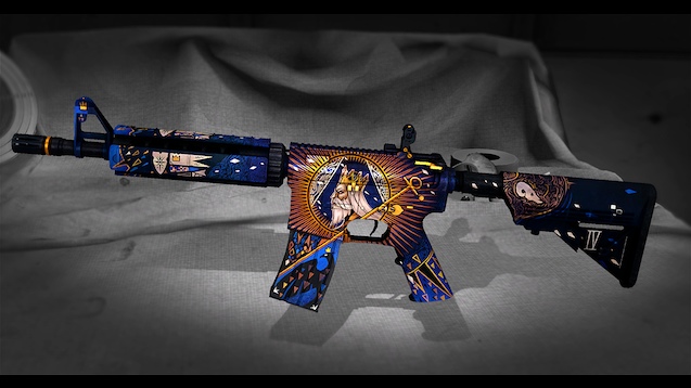 csgo创意工坊优秀饰品m4a4皇帝