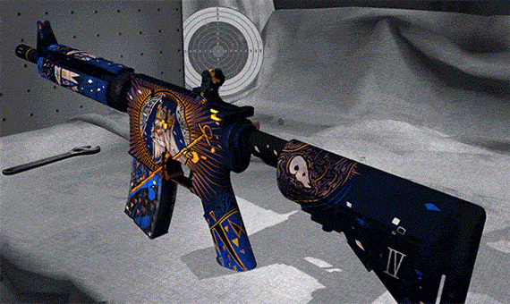 csgo创意工坊优秀饰品m4a4皇帝