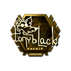印花 | tonyblack（金色）| 2018年伦敦锦标赛