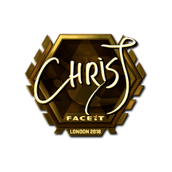 印花 | chrisJ（金色）| 2018年伦敦锦标赛