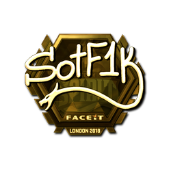 印花 | S0tF1k（金色）| 2018年伦敦锦标赛