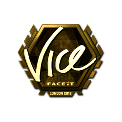 印花 | vice（金色）| 2018年伦敦锦标赛