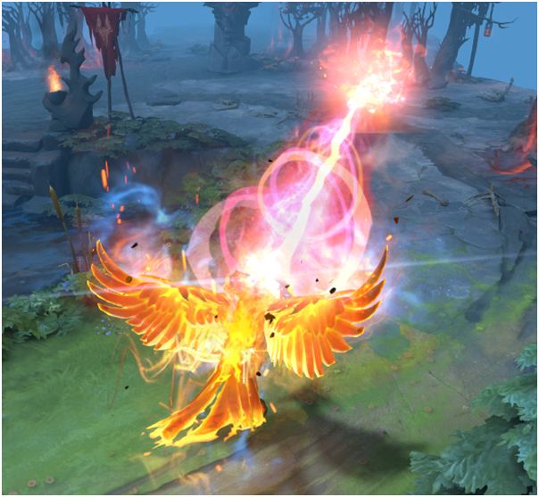 dota2英雄饰品搭配鉴赏凤凰