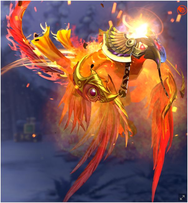 dota2英雄饰品搭配鉴赏凤凰
