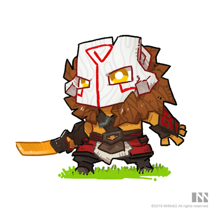 最后是buff水友推荐的q版英雄艺术作品,喜欢的话可以到作者(@老漠_62)