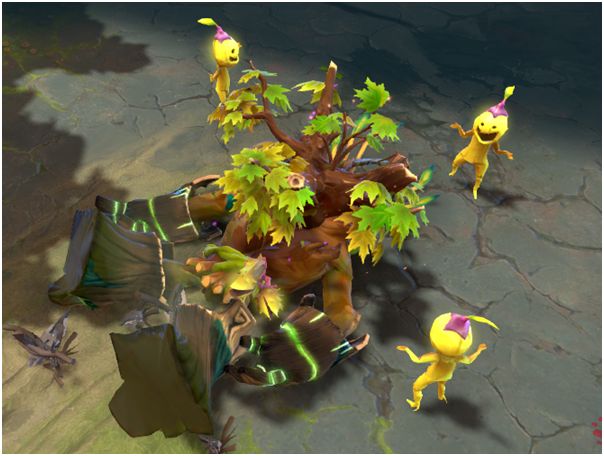 dota2英雄饰品搭配鉴赏树精卫士