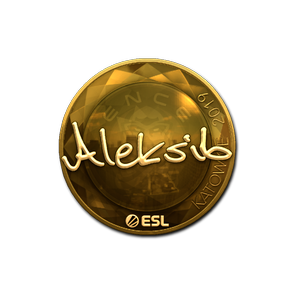 印花 | Aleksib（金色）| 2019年卡托维兹锦标赛