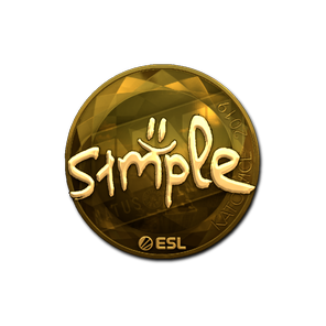 印花 | s1mple（金色）| 2019年卡托维兹锦标赛