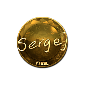 印花 | sergej（金色）| 2019年卡托维兹锦标赛