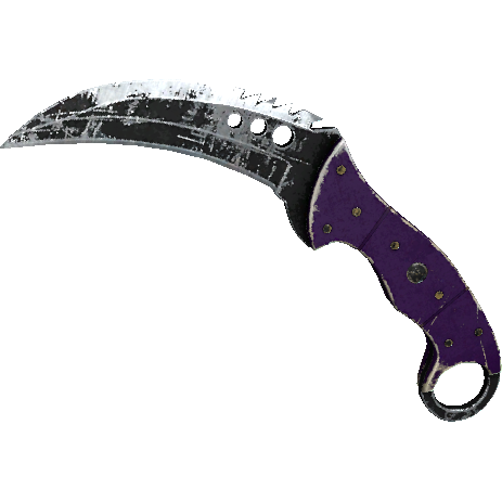 StatTrak™ Talon Knife | Ultraviolet (Battle-Scarred) | Pricempire.com