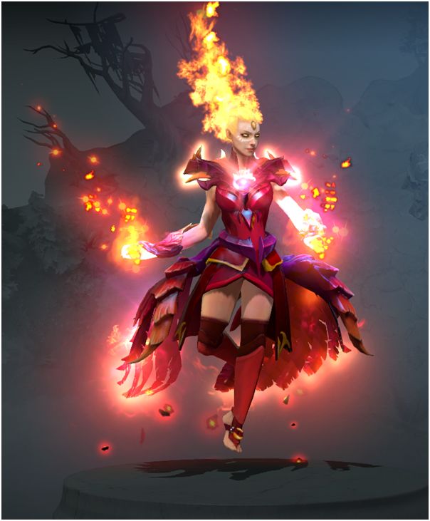 dota2英雄饰品搭配鉴赏莉娜