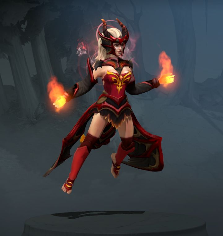 dota2英雄饰品搭配鉴赏莉娜