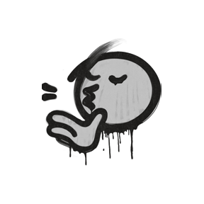 封装的涂鸦 | 厨师之吻 (灰色)