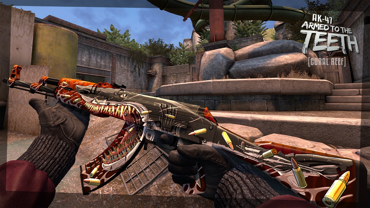 csgo创意工坊优秀饰品ak47武装到牙齿