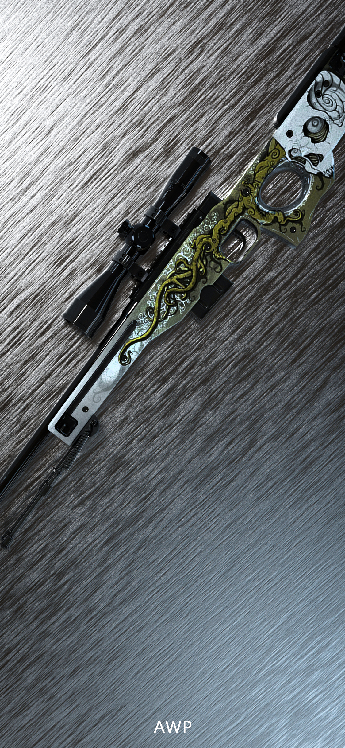 每日皮肤鉴赏awp蠕虫之神