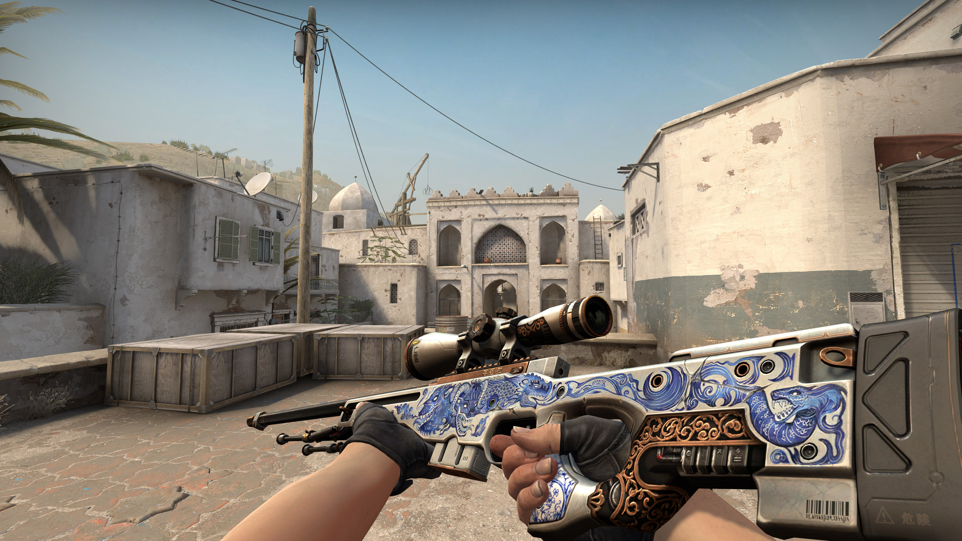 csgo创意工坊优秀饰品awp青花奇美拉