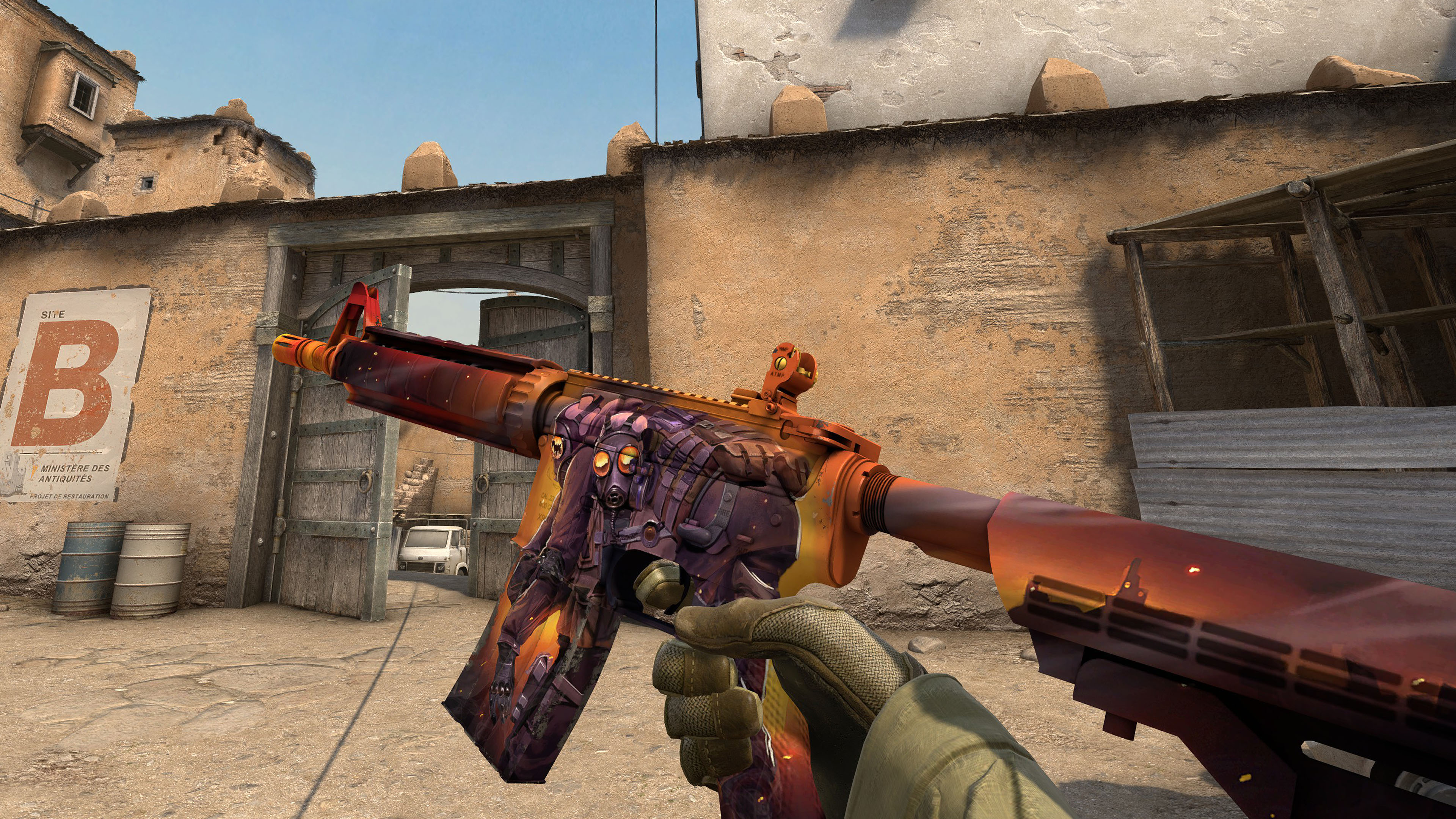 csgo创意工坊优秀饰品——m4a4 | 背负