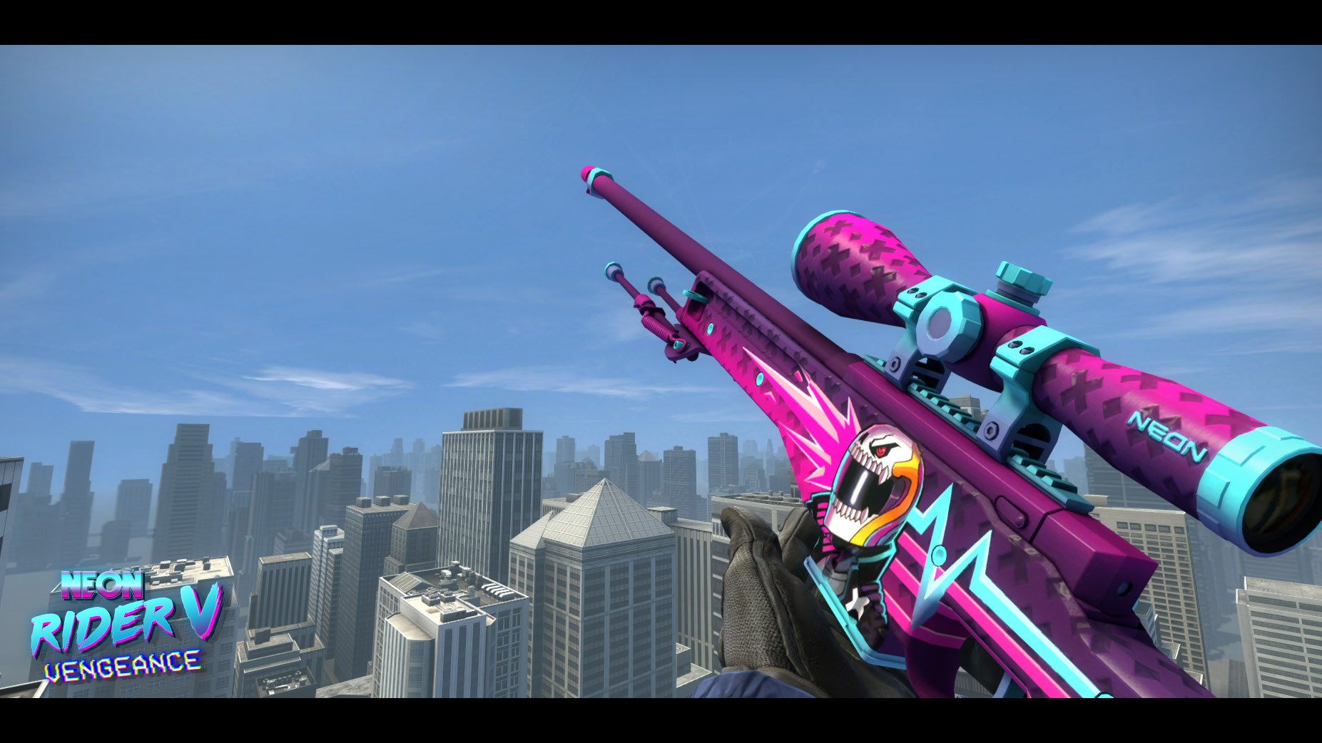 皮肤鉴赏霓虹骑士系列皮肤下