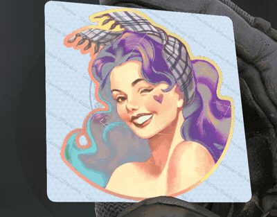 意想不到的设计者海报女郎系列印花介绍