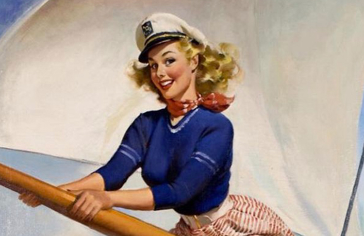 意想不到的设计者海报女郎系列印花介绍