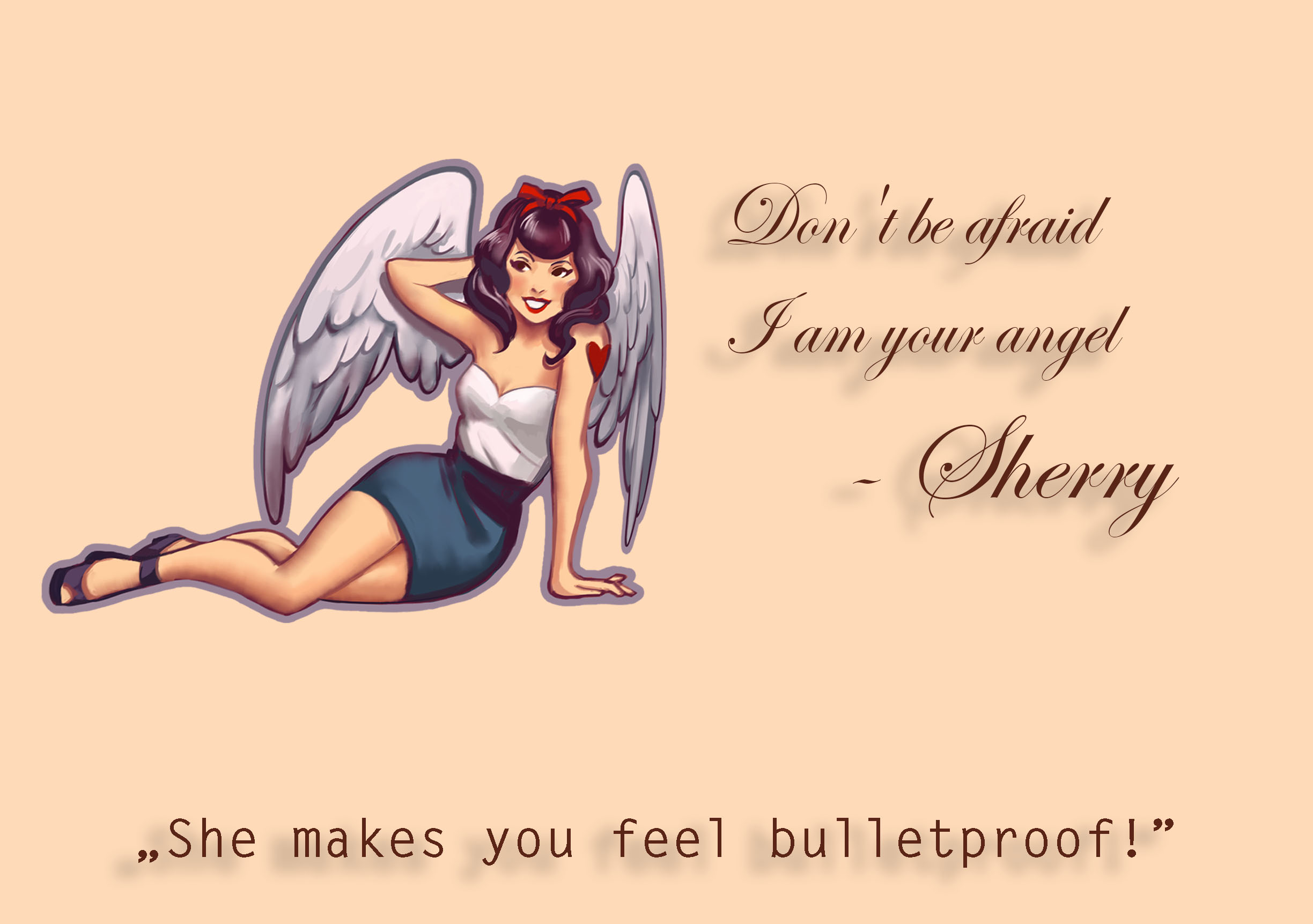 意想不到的设计者海报女郎系列印花介绍