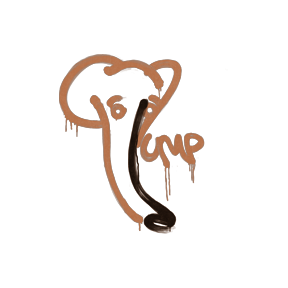 封装的涂鸦 | UMP-45压枪 (黄褐)