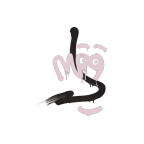 封装的涂鸦 | MP9压枪 (藕色)