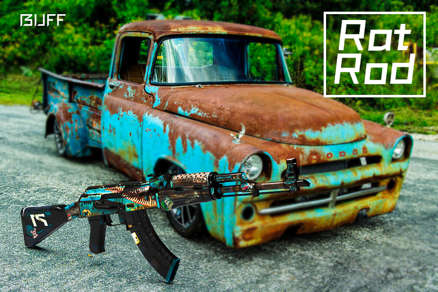 csgo皮肤鉴赏ak47复古浪潮