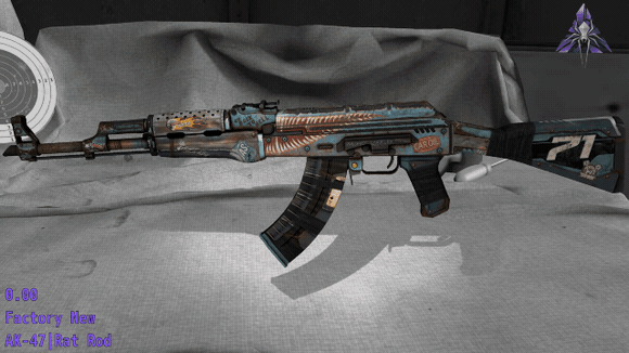 csgo皮肤鉴赏ak47复古浪潮