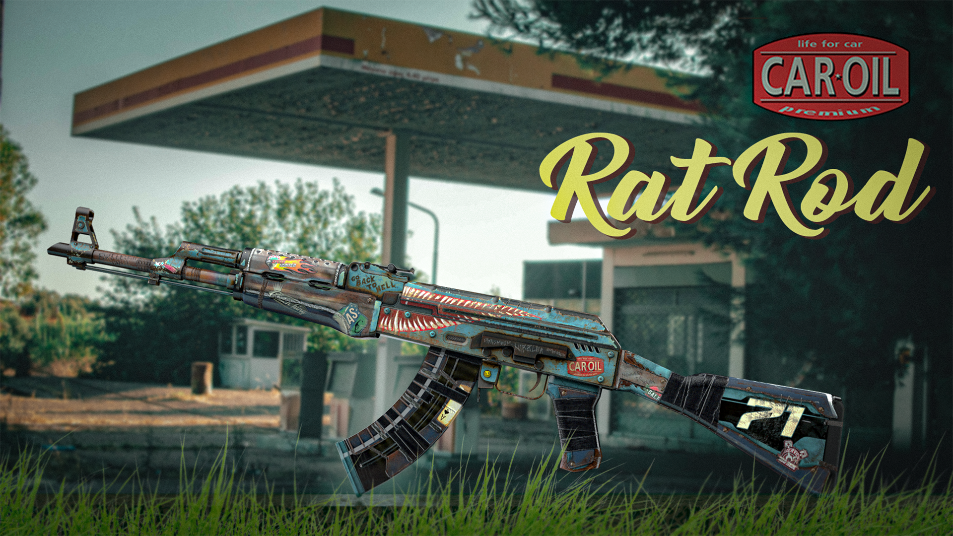 csgo皮肤鉴赏ak47复古浪潮