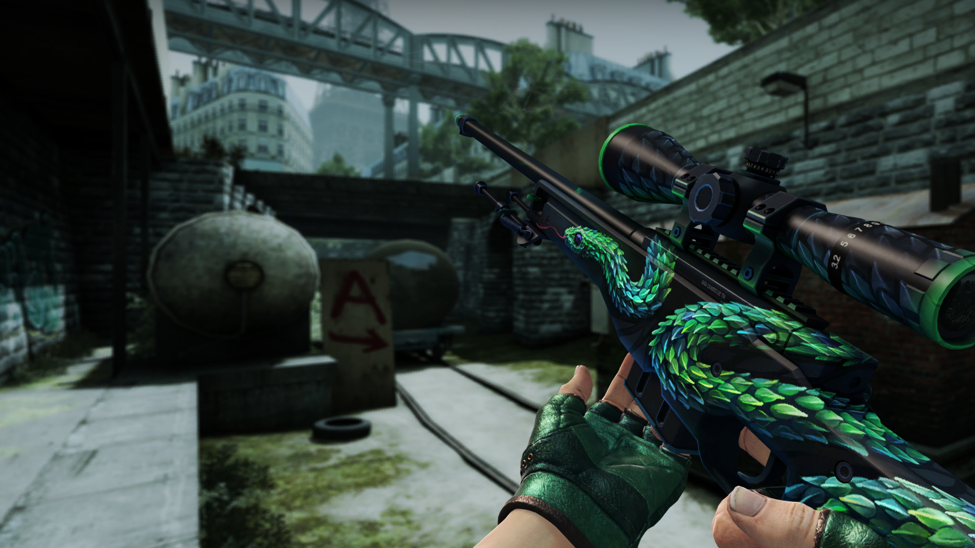 csgo皮肤鉴赏awp树蝰